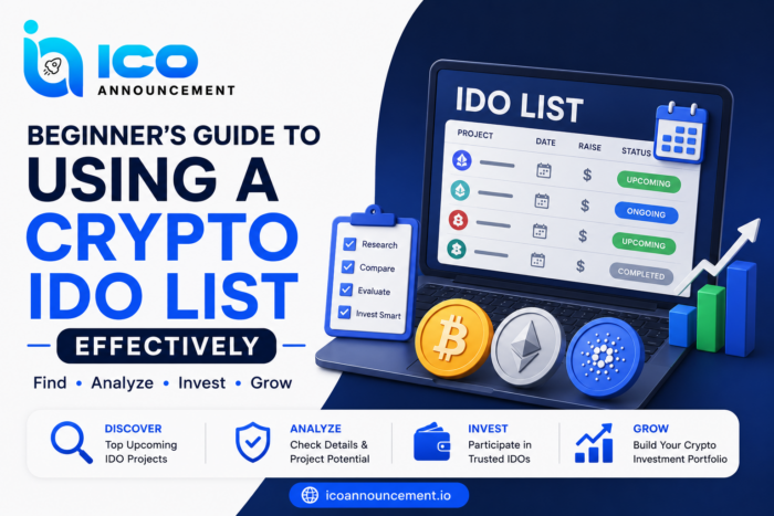 Beginner’s Guide to Using a Crypto IDO List Effectively