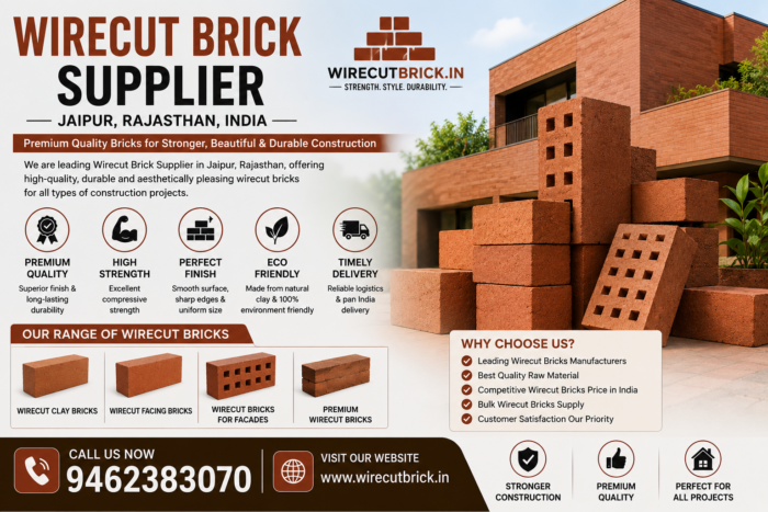 wire cut bricks for construction jaipur
