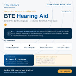 BTE Hearing Aid – Reliable Digital Hearing Solution for All Levels of Hearing Loss