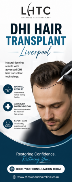 Natural DHI Hair Transplant in Liverpool Book Your Consultation
