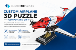Custom Airplane 3D Puzzle Corporate Gift