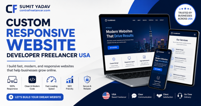 Why Every Small Business Needs a Custom Responsive Website Developer Freelancer