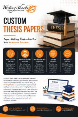 Custom Thesis Papers – Writing Sharks