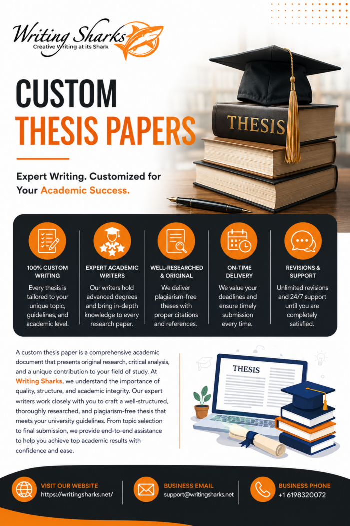 Custom Thesis Papers – Writing Sharks