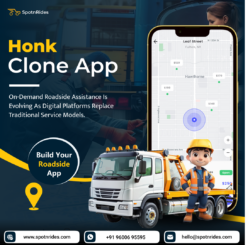 Honk Clone App Development | Roadside Assistance Platform