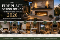 Top Fireplace Design Trends Homeowners Love in 2026