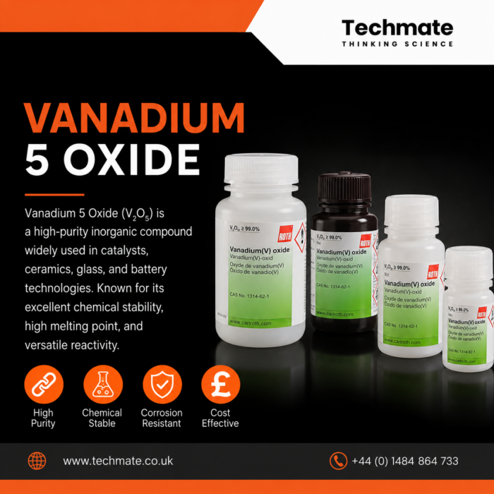 Vanadium 5 Oxide Supplier | Techmate High-Quality Chemical Solutions