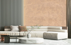 Modern Two Colour Combination for Living Room Paired with Elegant Bedroom Colour Design