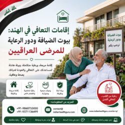 إقامات النقاهة في الهند: دور الضيافة ومراكز الرعاية للمرضى القادمين من العراق