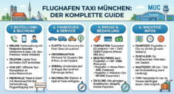 Pünktlich mit dem Flughafen Taxi München