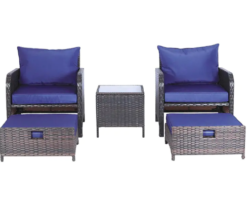 DGF-3003 Five-Piece Rattan Furniture Set