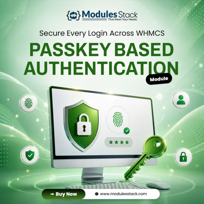 Secure Every WHMCS Login with Passkey-Based Authentication | ModulesStack