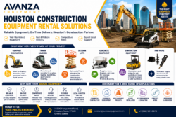 Houston Heavy Construction Equipment Rental Solutions | Avanza Equipment