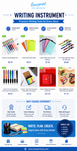 Writing Instruments | Custom Pens & Office Supplies | Everprint USA