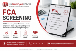 FCA Screening Services for Financial Sector Employers