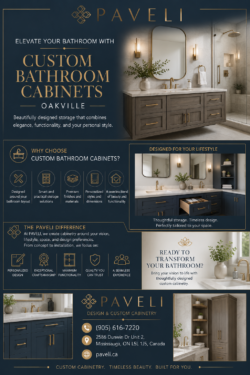 Custom Bathroom Cabinets Oakville for Stylish and Functional Spaces