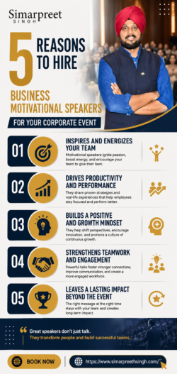 5 Reasons to Hire Business Motivational Speakers for Your Corporate Event
