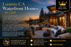 Loomis CA Waterfront Homes for Sale