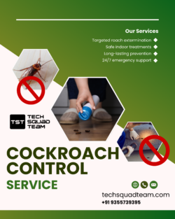 Cockroach Pest Control in Secunderabad | TechSquadTeam