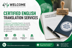 Reliable Certified English Translation Services in the UK.