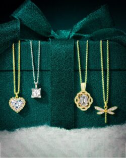 halo necklace