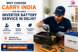 Why Choose Carry India for Reliable Inverter Battery Service in Delhi?