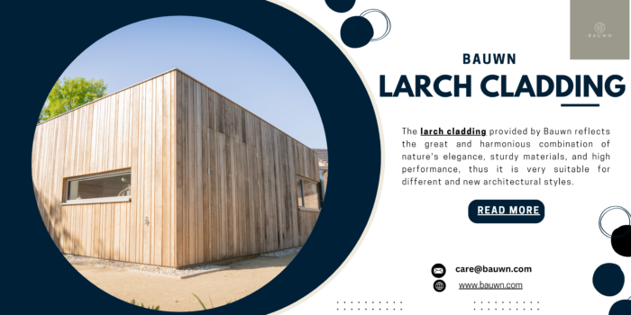 Larch Cladding By Bauwn