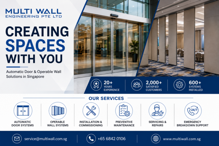 Automatic Door & Operable Wall Solutions in Singapore