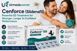 Cenforce 100mg (Sildenafil) – Sildenafil Tablets for ED