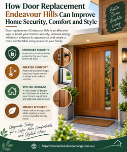 How Door Replacement Endeavour Hills Can Improve Home Security, Comfort and Style