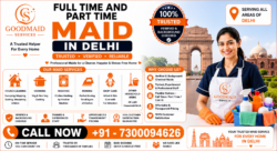 Full Time and Part Time Maid In Delhi for Hassle-Free Home Care