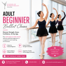Discover Your Grace: Adult Beginner Ballet Classes in Singapore