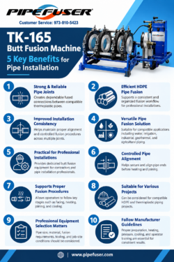 TK-165 Butt Fusion Machine: 10 Key Benefits for Pipe Installation