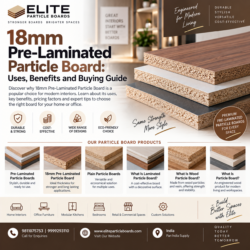Pre-Laminated Particle Boards