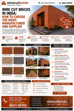 Wire Cut Brick Manufacturer in India