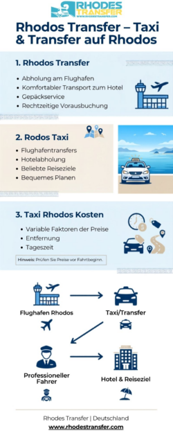 Rhodos Transfer, Rodos Taxi & Taxi Rhodos Kosten – Wichtige Informationen