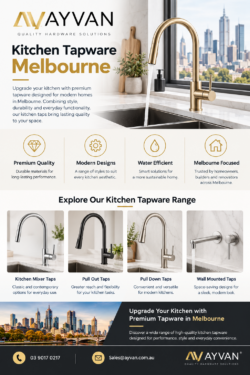 Kitchen Tapware Melbourne | Premium Designs by Ayvan