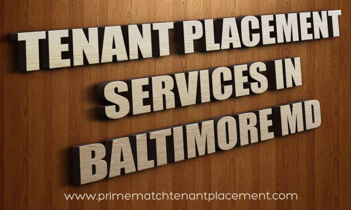 tenant placement Baltimore 
